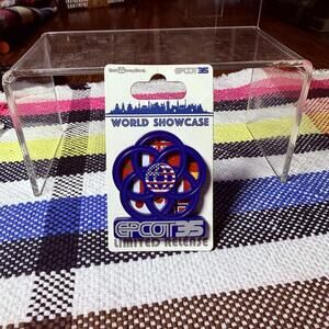 Disney WDW EPCOT 35 World Showcase Logo LR Pin PP125422 NOS